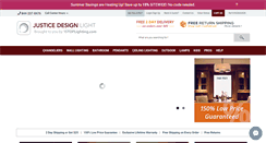 Desktop Screenshot of justicedesignlight.com