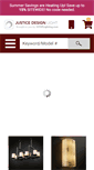 Mobile Screenshot of justicedesignlight.com